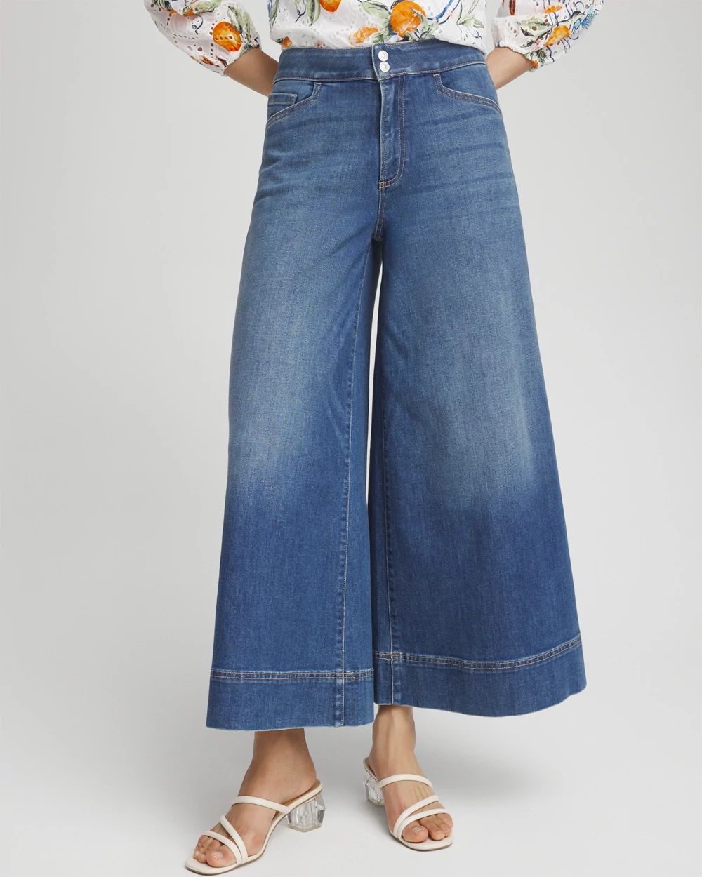 Denim Trouser Culottes | Chico's Denim Trouser Culottes | Chico's